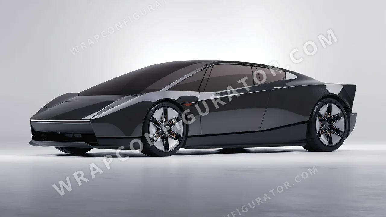 Grey Tesla Roadster 2026 wrapped in Colourshield PPF by HyperPro Dark Gray HGM70-P