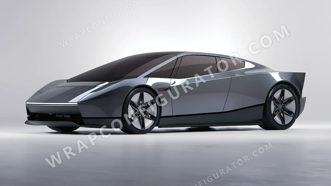 Grey Tesla Roadster 2026 wrapped in Colourshield PPF by HyperPro Shark Gray HGF102-P