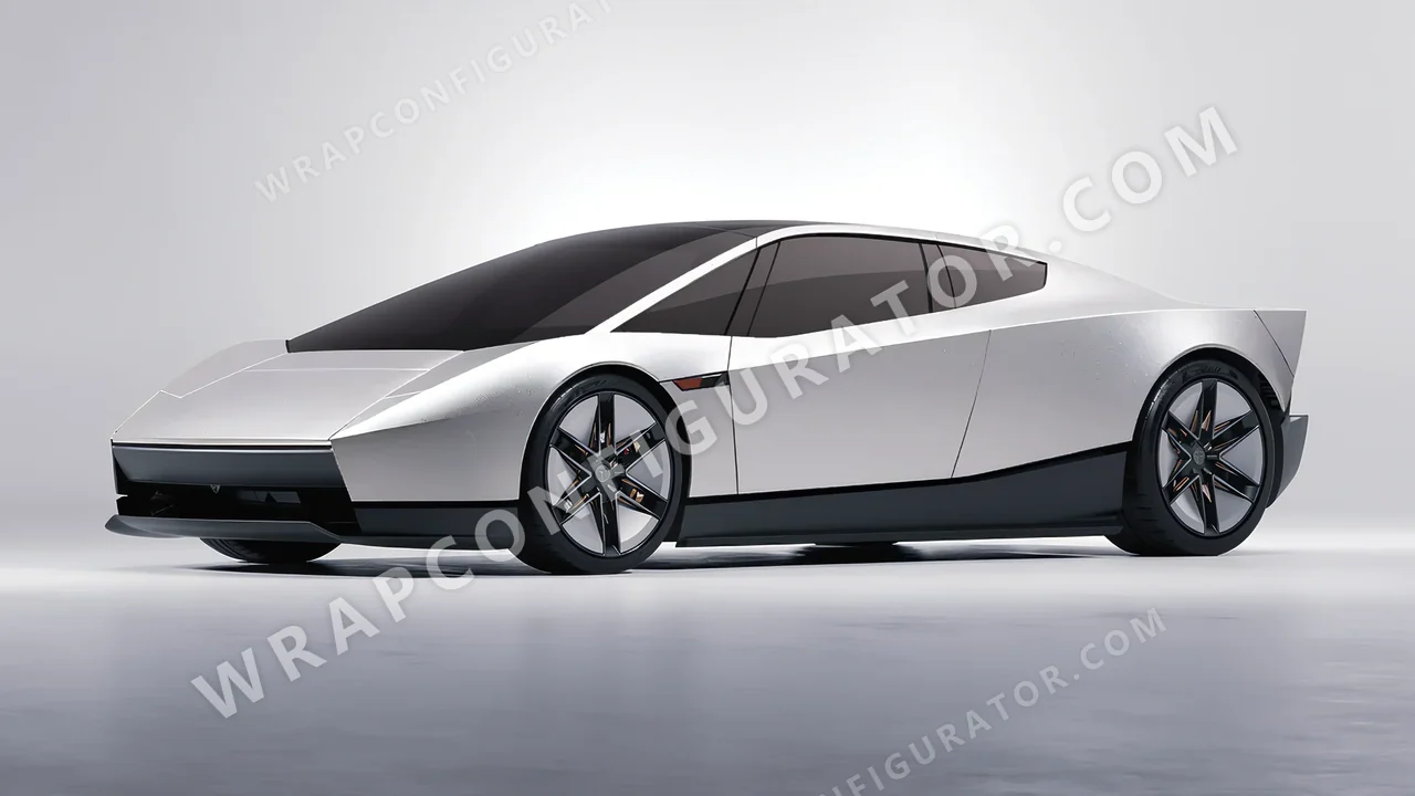 Grey Tesla Roadster 2026 wrapped in Colourshield PPF by HyperPro Silver MF38-P