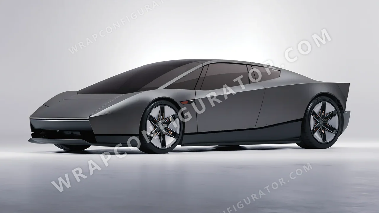 Grey Tesla Roadster 2026 wrapped in Colourshield PPF by HyperPro Space Gray MF09-P