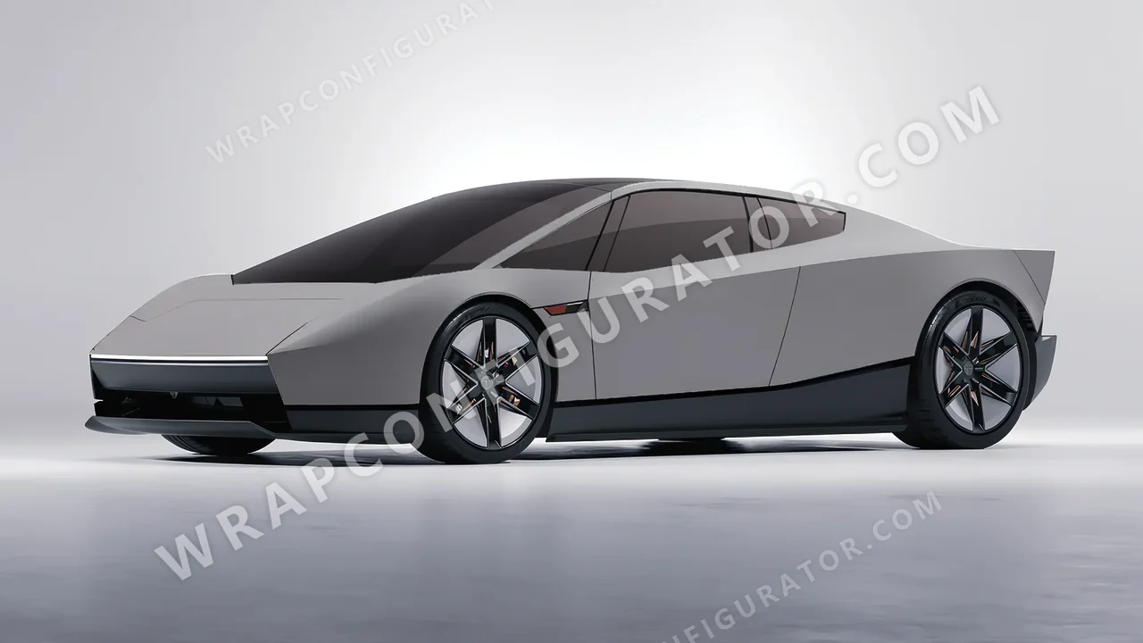 Grey Tesla Roadster 2026 wrapped in Inozetek Dynamic PPF Shark Grey DPPF818