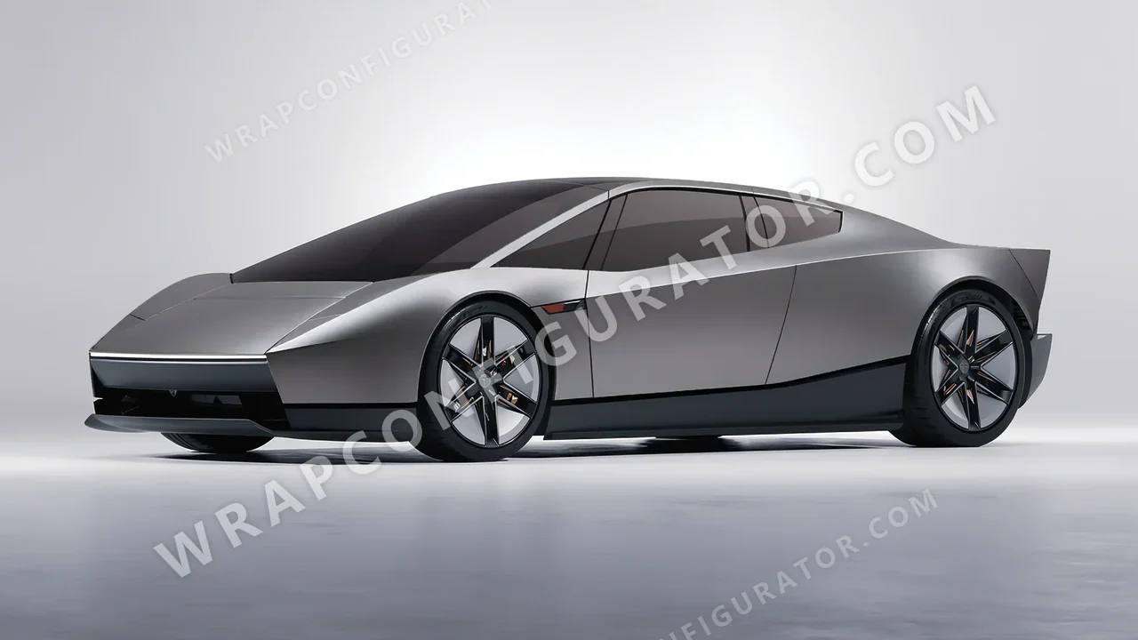 Grey Tesla Roadster 2026 wrapped in Inozetek Dynamic PPF Titanium DPPF813