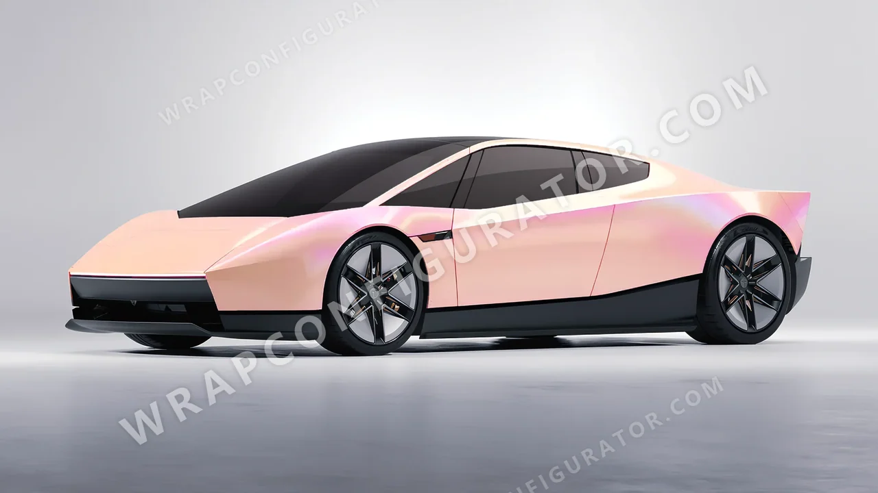 Pink Tesla Roadster 2026 wrapped in Colourshield PPF by HyperPro Pink CGM03-P
