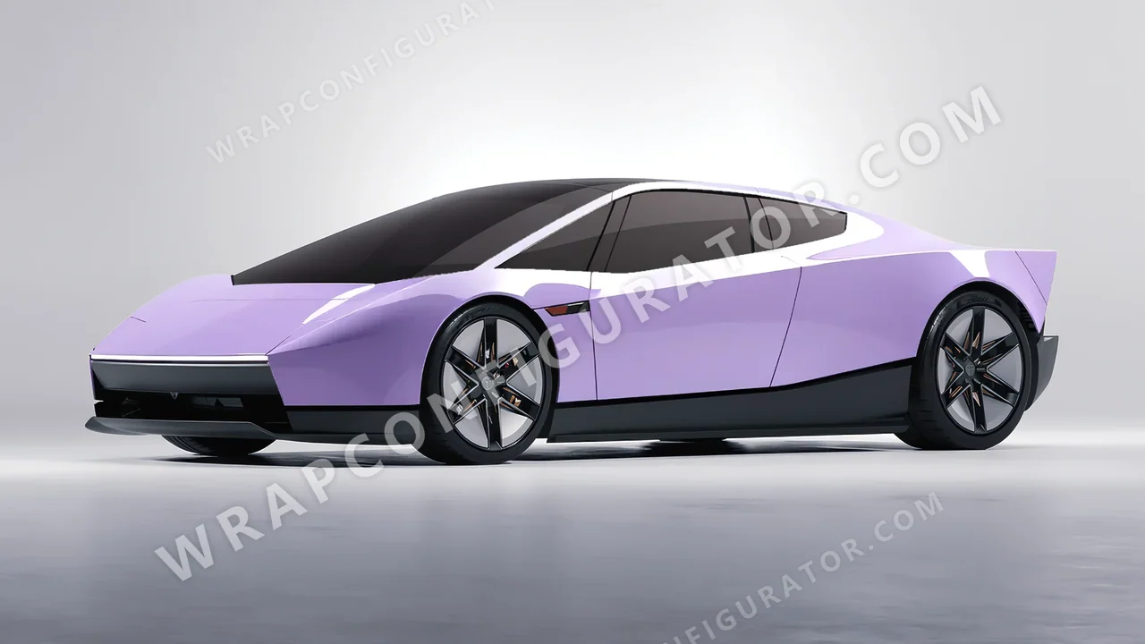 Purple Tesla Roadster 2026 wrapped in Colourshield PPF by HyperPro Amethyst HGF27-P