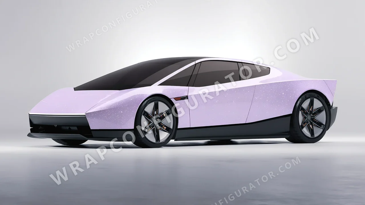 Purple Tesla Roadster 2026 wrapped in Colourshield PPF by HyperPro Light Purple GPF09-P