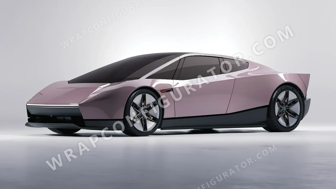 Purple Tesla Roadster 2026 wrapped in Inozetek Dynamic PPF Misty Purple DPPF707
