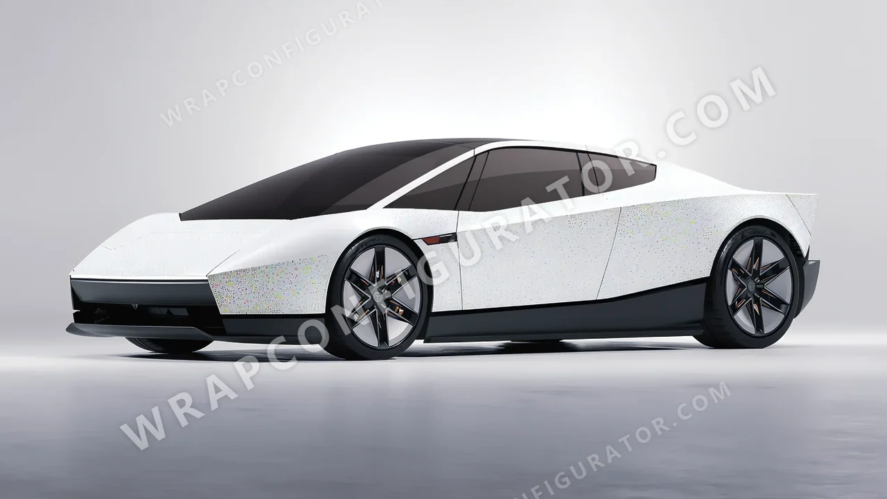 White Tesla Roadster 2026 wrapped in Colourshield PPF by HyperPro White GLF02-P