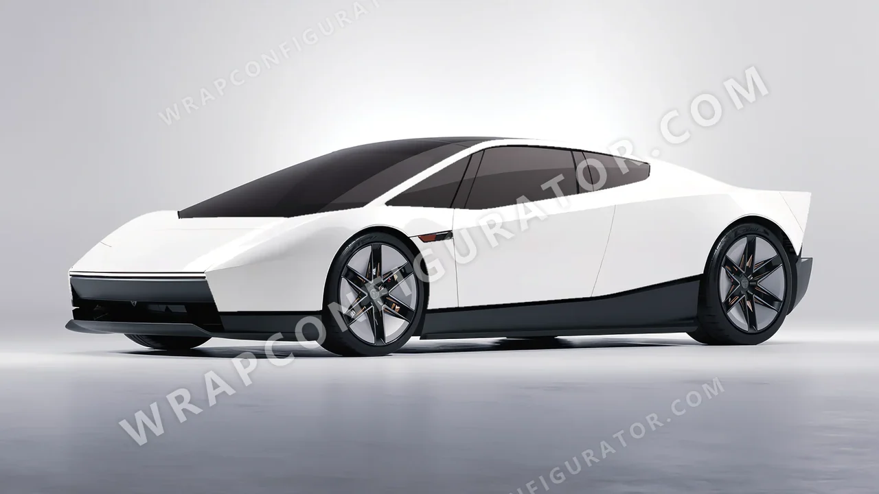 White Tesla Roadster 2026 wrapped in Colourshield PPF by HyperPro White HGF02-P