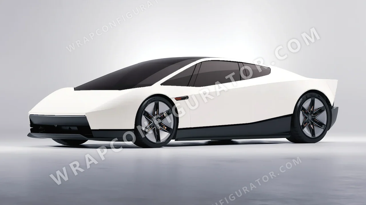 White Tesla Roadster 2026 wrapped in Colourshield PPF by HyperPro White SMF03-P