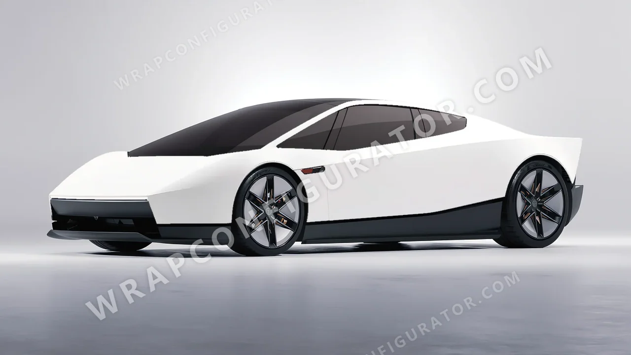 White Tesla Roadster 2026 wrapped in Inozetek Dynamic PPF White DPPF816