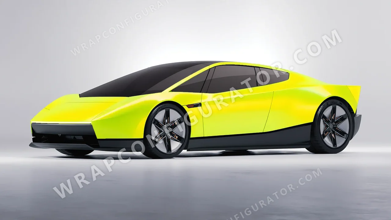 Yellow Tesla Roadster 2026 wrapped in Colourshield PPF by HyperPro Yellow GSF01-P