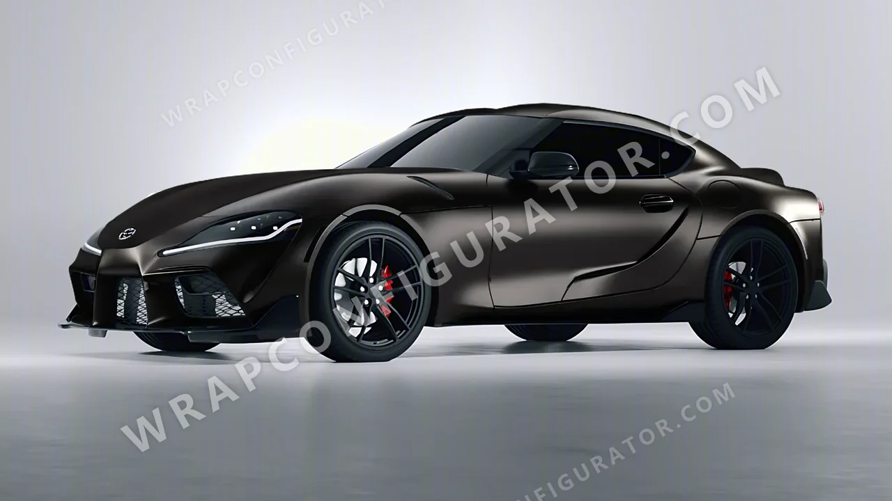 Black Toyota Supra GR 2020 wrapped in Colourshield PPF by HyperPro Black SMF07-P