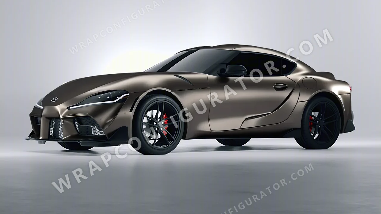 Black Toyota Supra GR 2020 wrapped in Colourshield PPF by HyperPro Shadow Black SCH12-P
