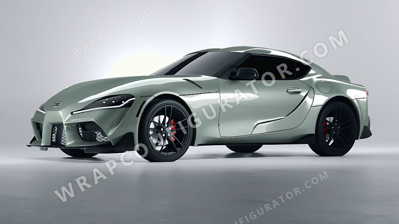Blue Toyota Supra GR 2020 wrapped in Colourshield PPF by HyperPro Shadow Blue GAF15-P