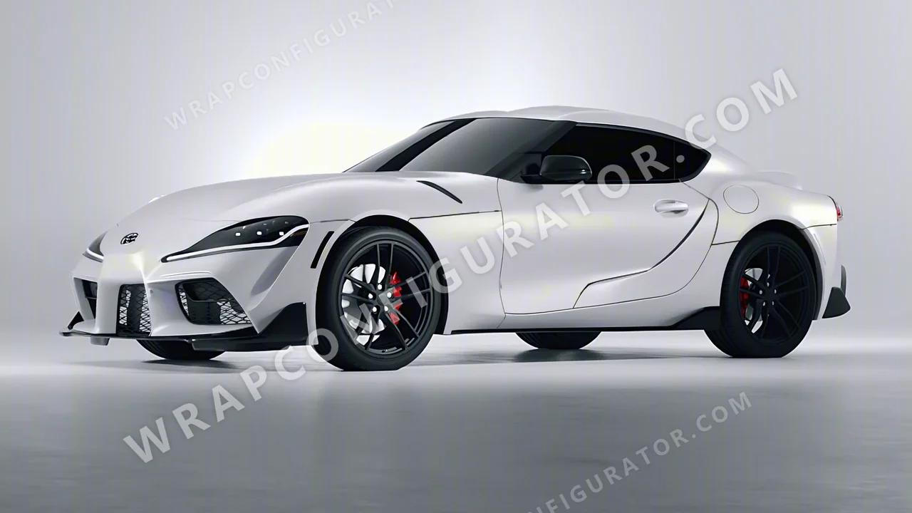 Grey Toyota Supra GR 2020 wrapped in Avery Dennison Grey SW900-833-O