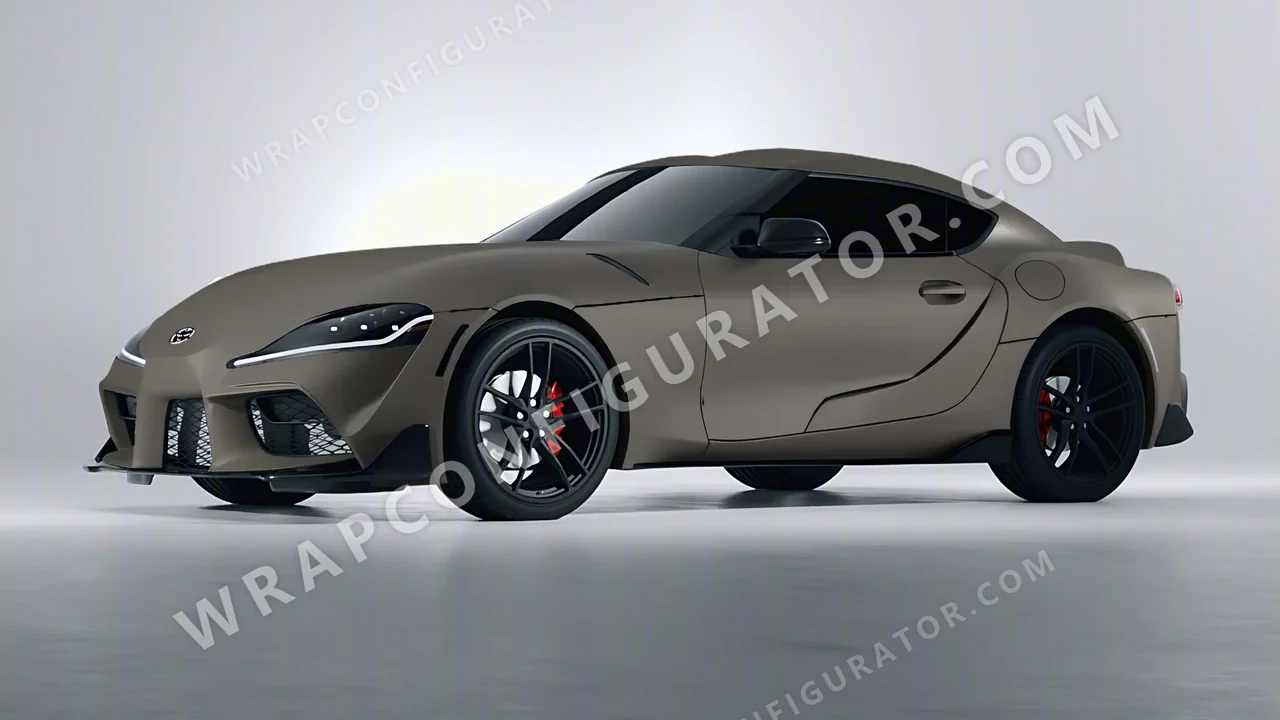 Grey Toyota Supra GR 2020 wrapped in Colourshield PPF by HyperPro AMG Gray SMF28-P