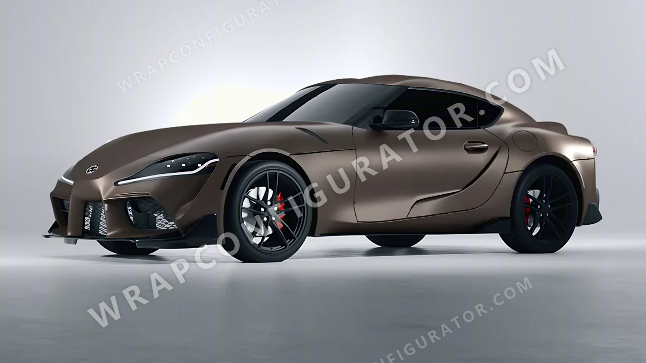 Grey Toyota Supra GR 2020 wrapped in Colourshield PPF by HyperPro Anchor Gray SMF47-P