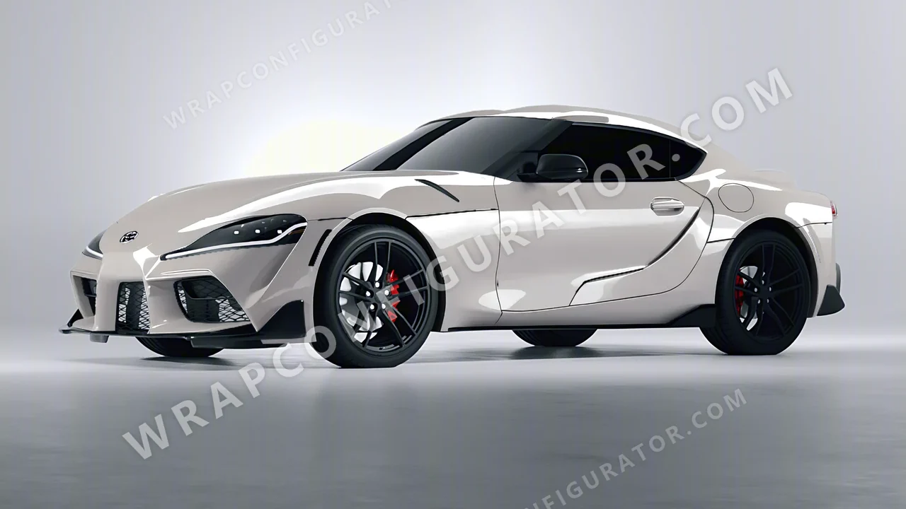 Grey Toyota Supra GR 2020 wrapped in Colourshield PPF by HyperPro Bright Gray HGF91-P