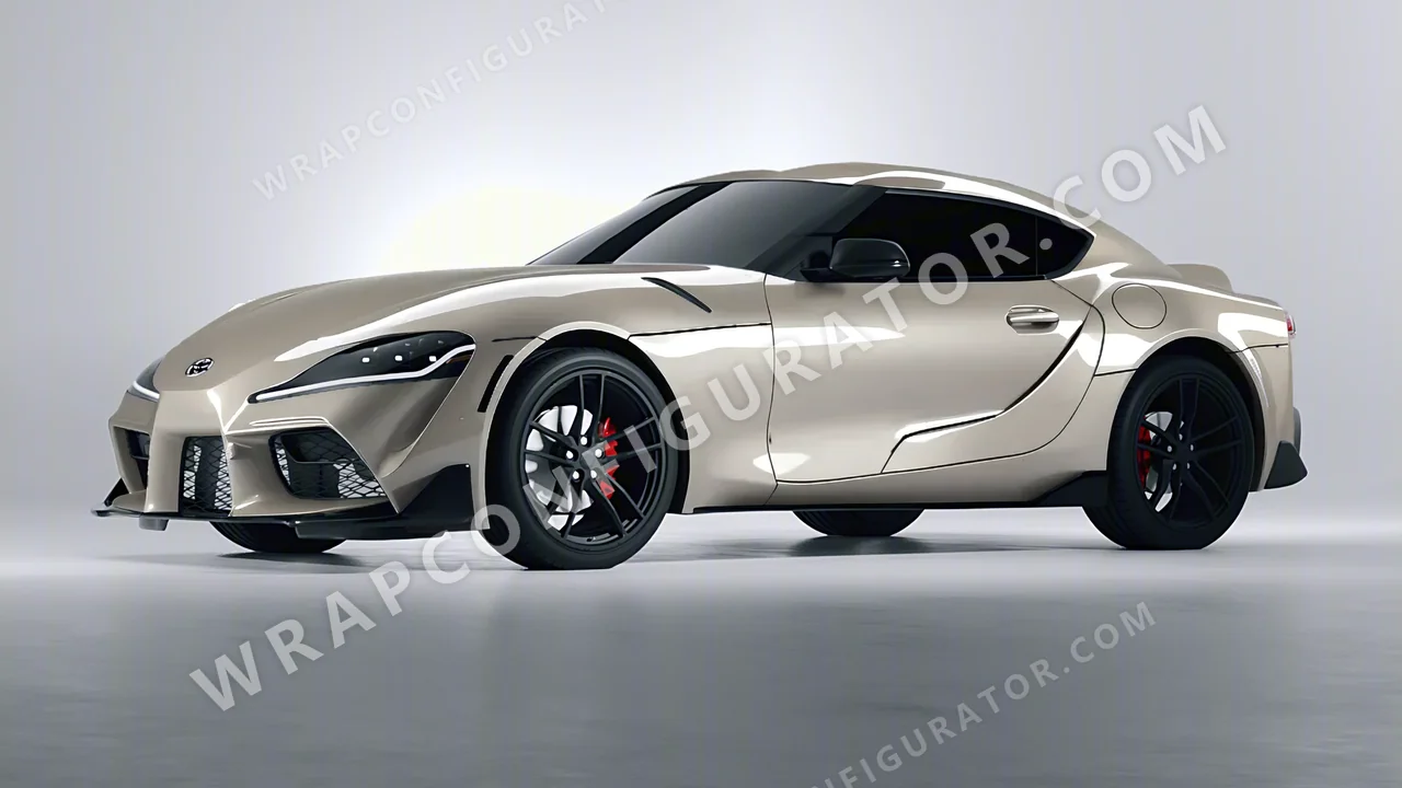 Grey Toyota Supra GR 2020 wrapped in Colourshield PPF by HyperPro Cool Gray GAF36-P