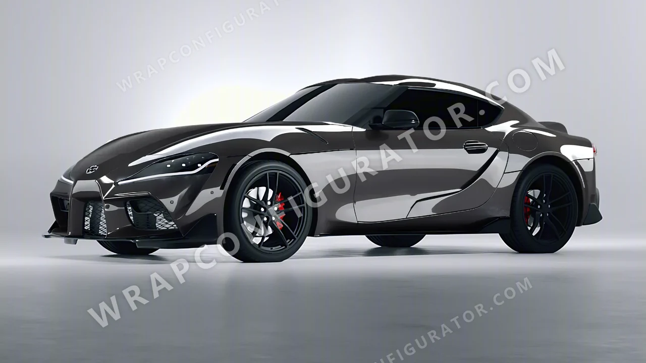 Grey Toyota Supra GR 2020 wrapped in Colourshield PPF by HyperPro Deep Gray HGF68-P