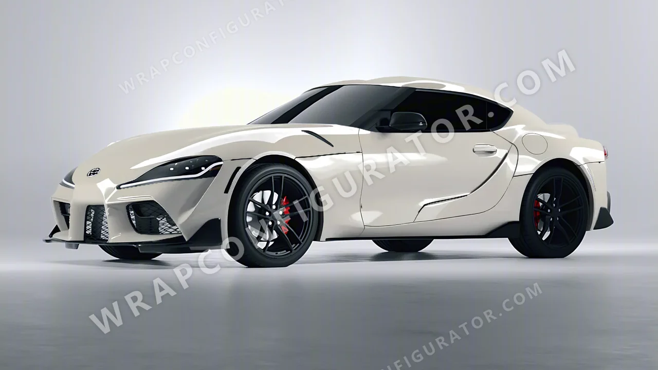 Grey Toyota Supra GR 2020 wrapped in Colourshield PPF by HyperPro Fog Gray HGF103-P
