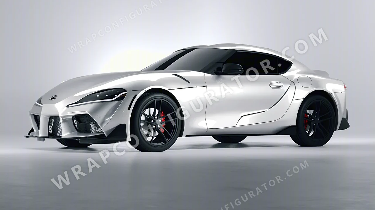 Grey Toyota Supra GR 2020 wrapped in Colourshield PPF by HyperPro GT Silver GAF09-P