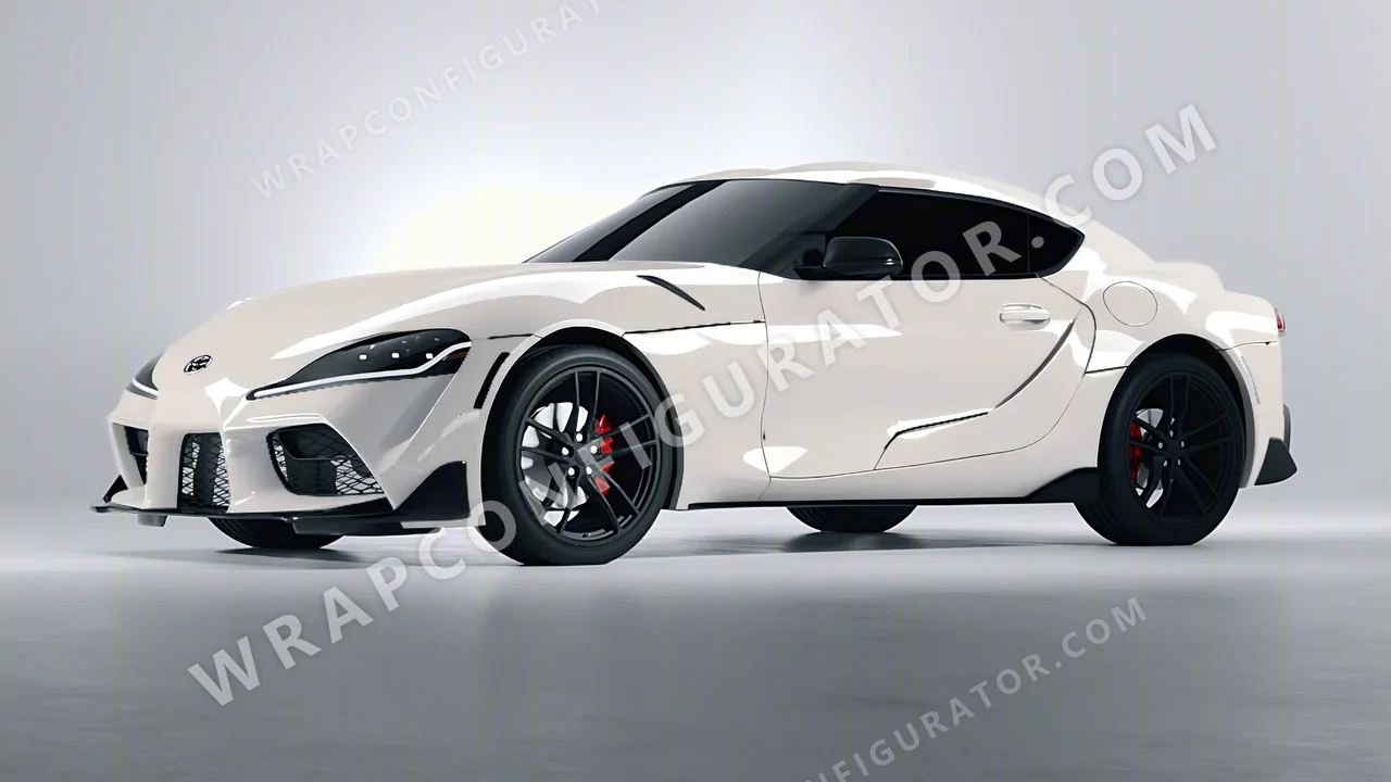 Grey Toyota Supra GR 2020 wrapped in Colourshield PPF by HyperPro Light Gray HGF18-P