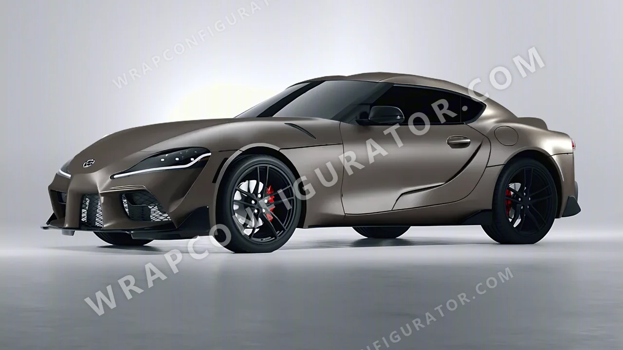 Grey Toyota Supra GR 2020 wrapped in Colourshield PPF by HyperPro Pebble Gray SMF43-P