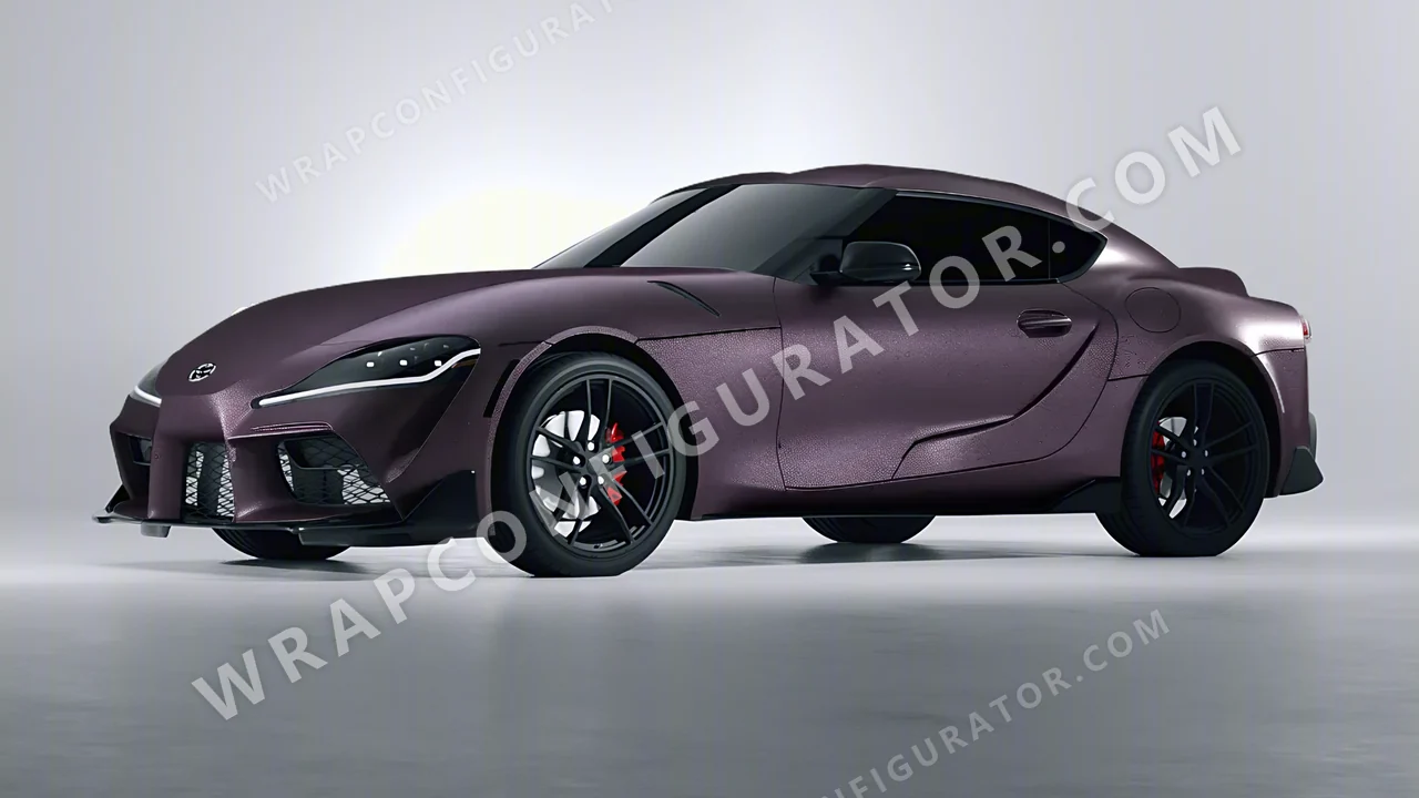 Grey Toyota Supra GR 2020 wrapped in Colourshield PPF by HyperPro Shadow Gray MF39-P