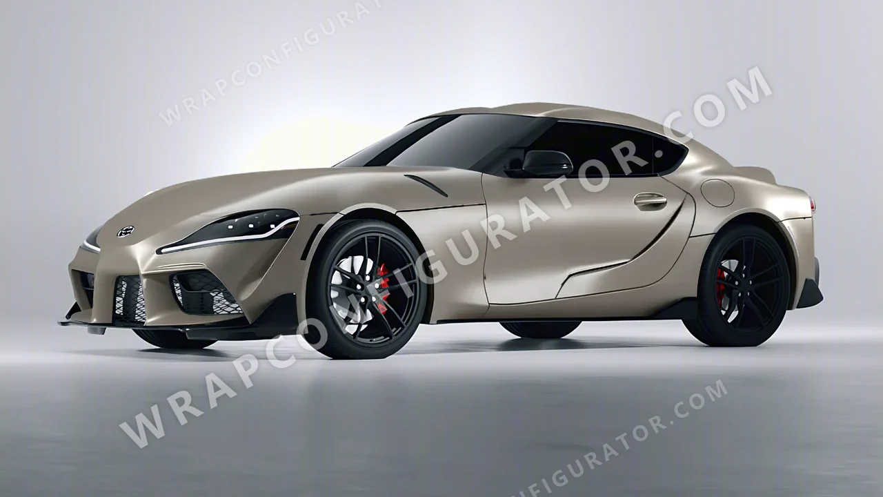 Grey Toyota Supra GR 2020 wrapped in Colourshield PPF by HyperPro Shadow Gray SMF48-P