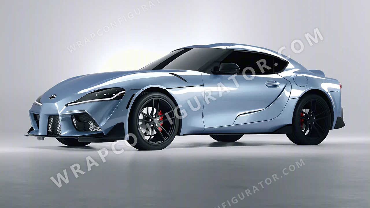 Grey Toyota Supra GR 2020 wrapped in Colourshield PPF by HyperPro Shark Gray GAF55-P