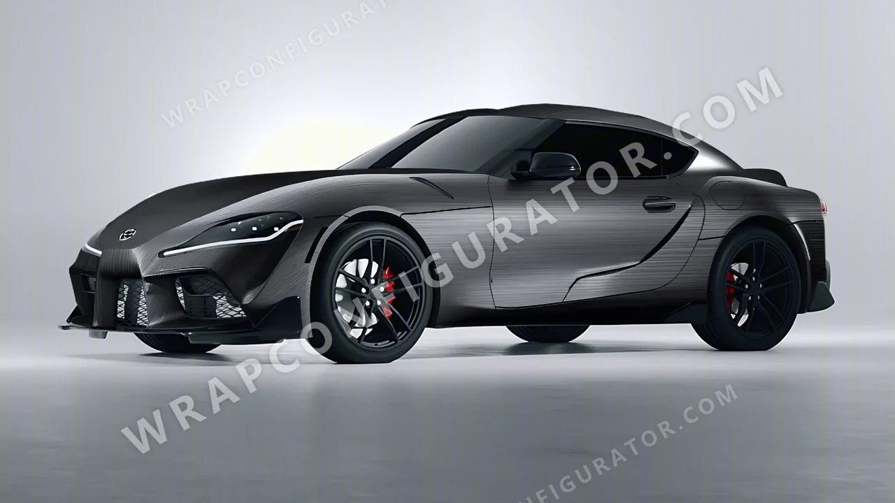 Grey Toyota Supra GR 2020 wrapped in Colourshield PPF by HyperPro Smoke Fade MBF04-P