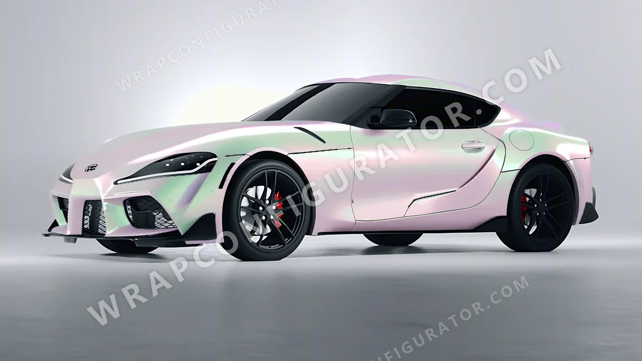 Grey Toyota Supra GR 2020 wrapped in Inozetek Dynamic PPF Redstone Grey DPPF716