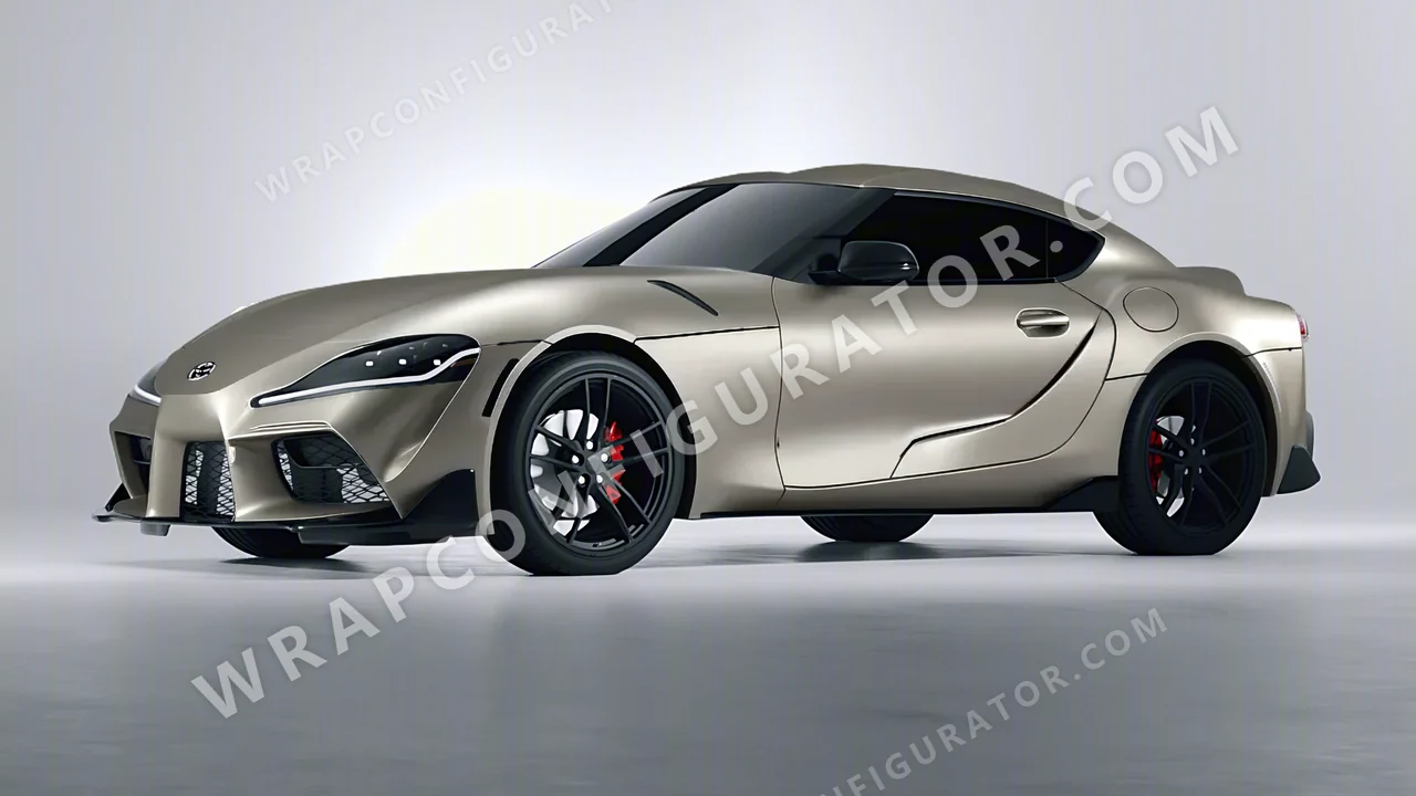 Grey Toyota Supra GR 2020 wrapped in Inozetek Dynamic PPF Titanium DPPF813