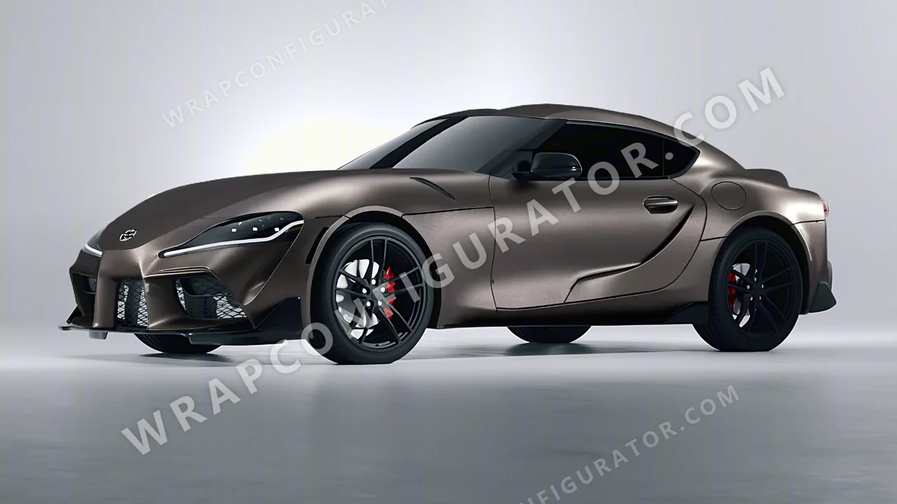 Grey Toyota Supra GR 2020 wrapped in Inozetek Dynamic PPF Tungsten Grey DPPF811