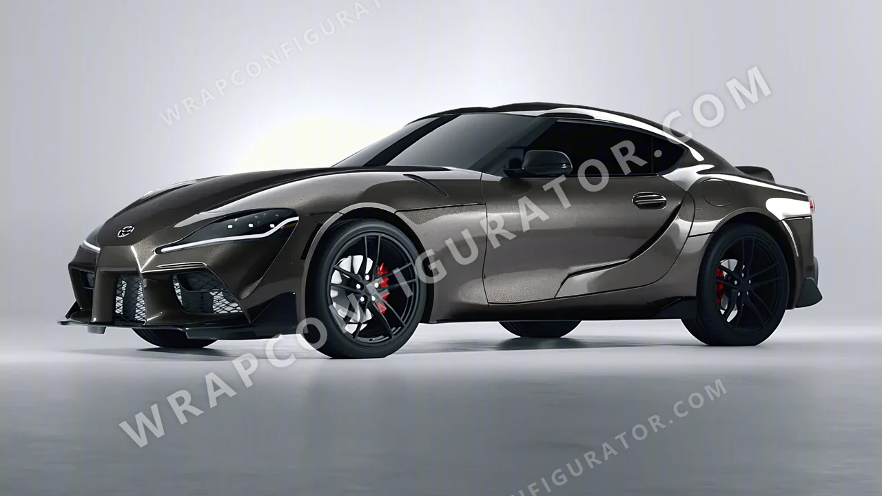 Grey Toyota Supra GR 2020 wrapped in Inozetek Dynamic PPF Tungsten Grey DPPF907
