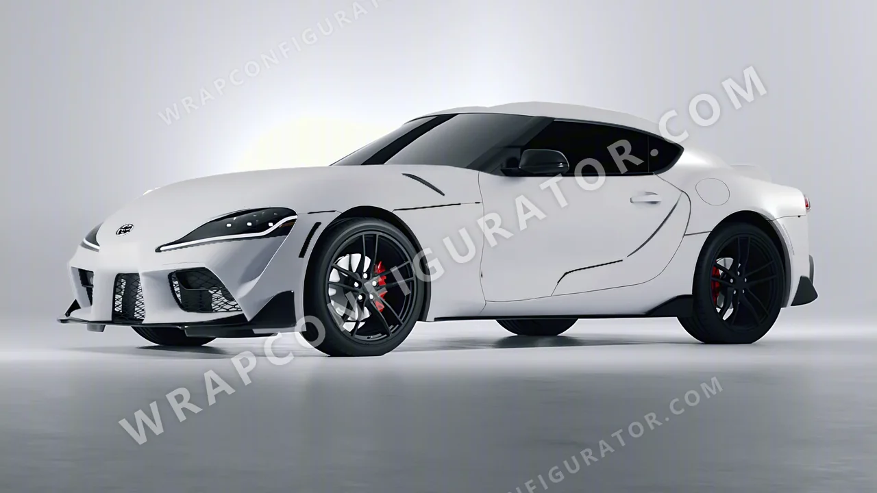 Grey Toyota Supra GR 2020 wrapped in Inozetek Dynamic PPF Ultimate Grey DPPF809