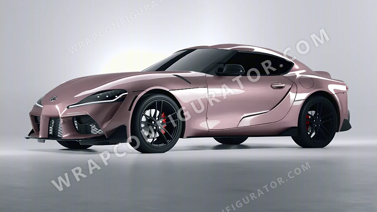 Purple Toyota Supra GR 2020 wrapped in Colourshield PPF by HyperPro Mauve Purple GAF58-P