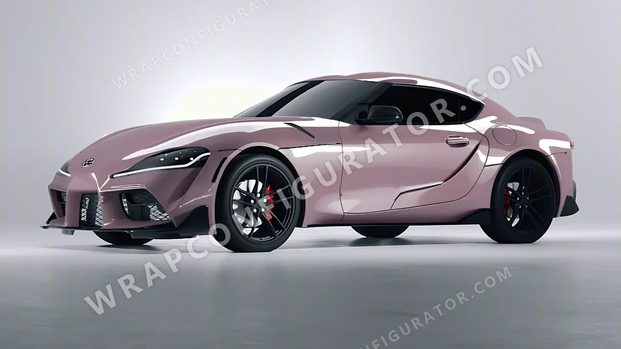 Purple Toyota Supra GR 2020 wrapped in Inozetek Dynamic PPF Misty Purple DPPF707