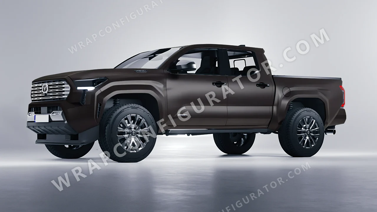 Black Toyota Tacoma 2024 wrapped in Colourshield PPF by HyperPro Black SMF02-P