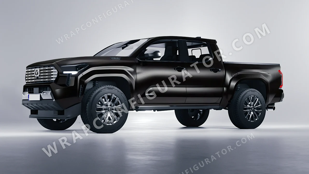Black Toyota Tacoma 2024 wrapped in Colourshield PPF by HyperPro Black SMF07-P