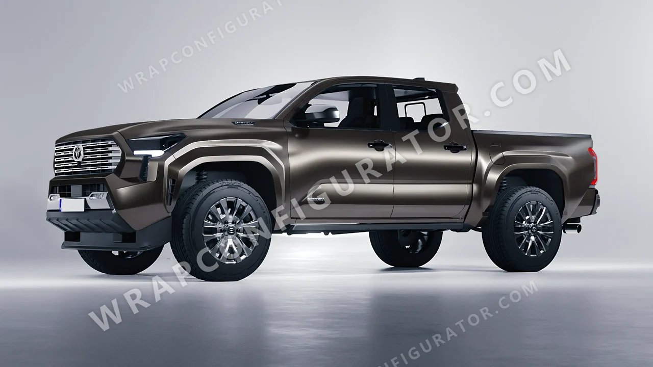 Black Toyota Tacoma 2024 wrapped in Colourshield PPF by HyperPro Shadow Black SCH12-P
