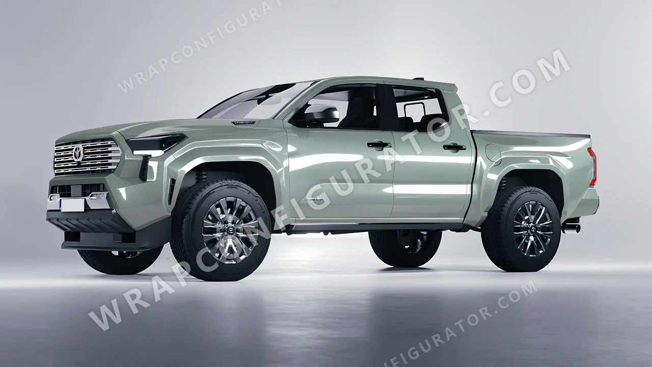 Blue Toyota Tacoma 2024 wrapped in Colourshield PPF by HyperPro Shadow Blue GAF15-P