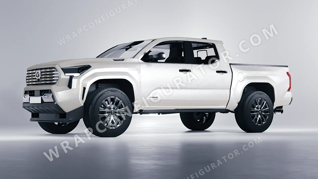 Grey Toyota Tacoma 2024 wrapped in Colourshield PPF by HyperPro Silver MF38-P
