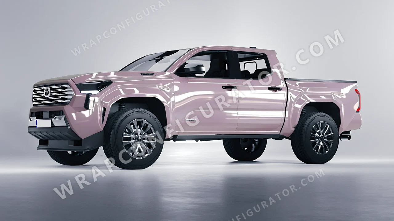 Grey Toyota Tacoma 2024 wrapped in Inozetek Dynamic PPF Staple Grey STAPLE
